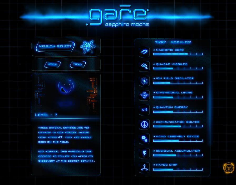 Portada de Gare Sapphire Mechs