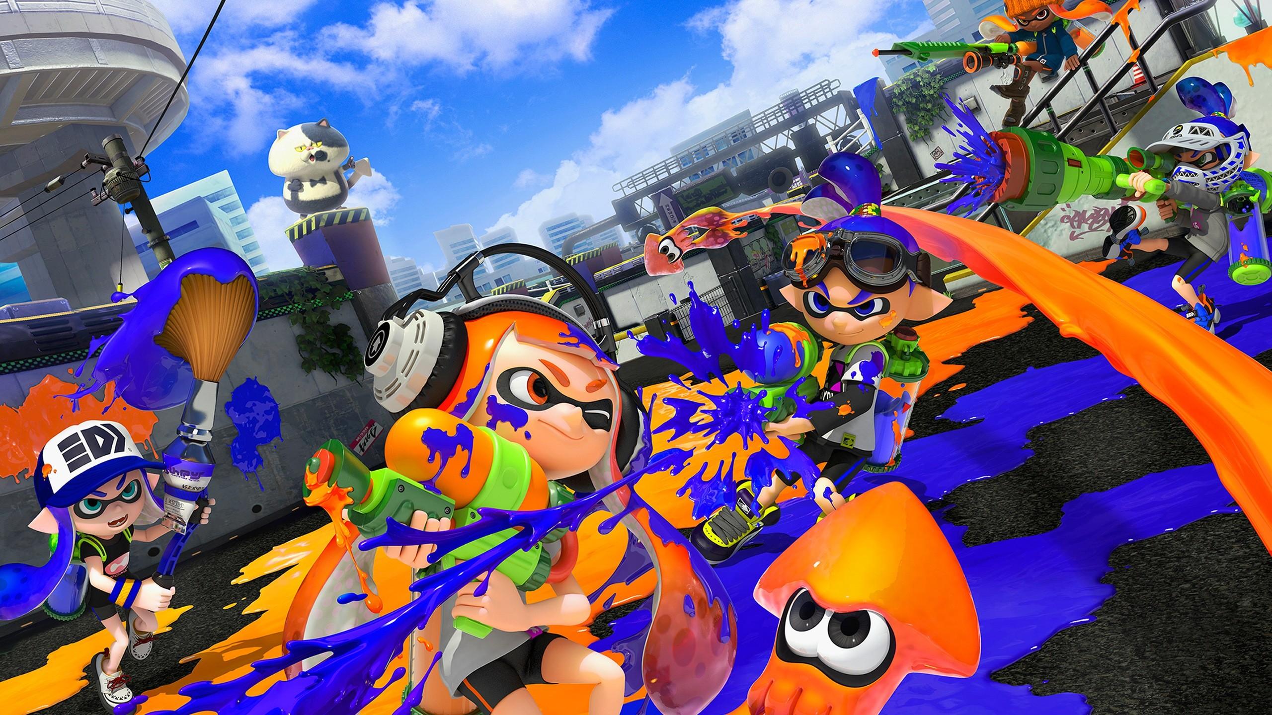 Portada de Splatoon