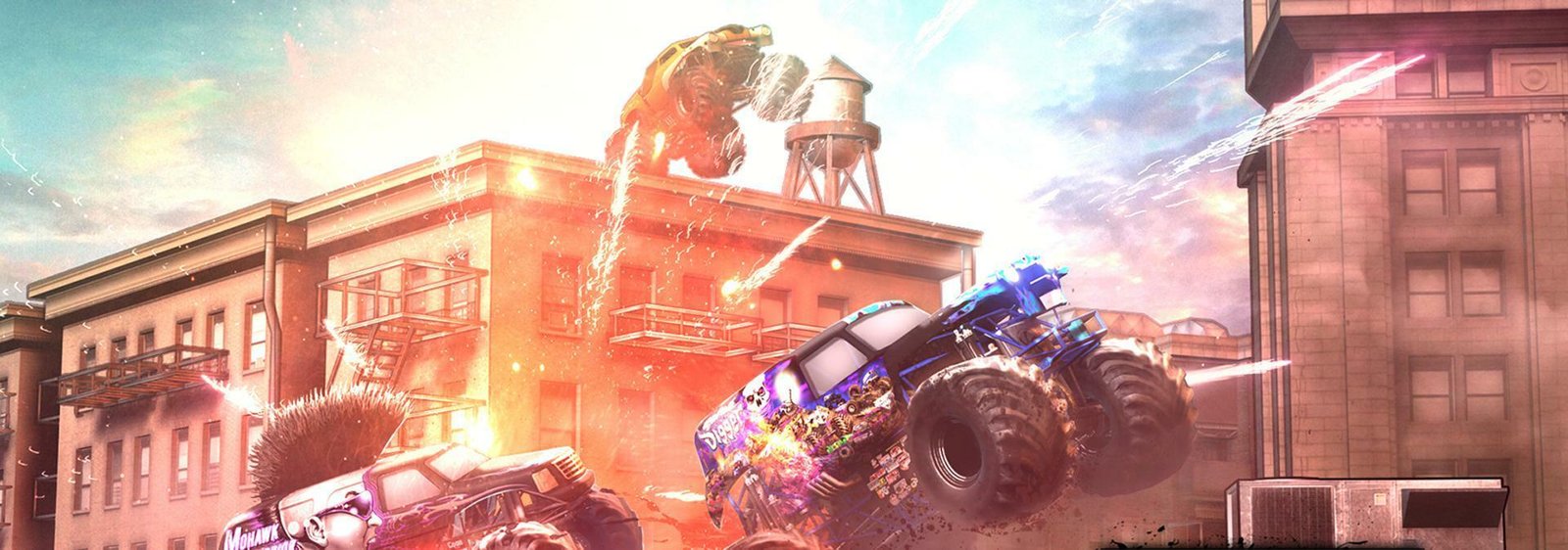 Portada de Monster Jam Battlegrounds