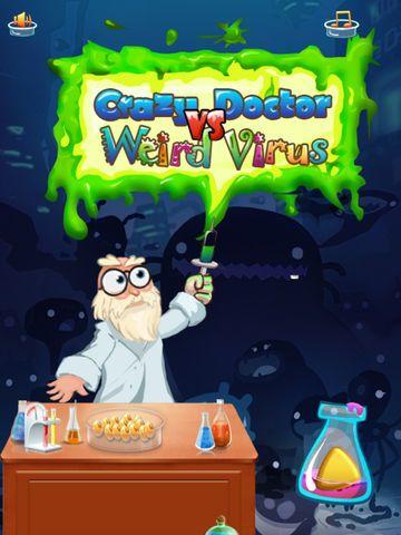 Portada de Crazy Doctor VS Weird Virus Free - A cool matching link puzzle game