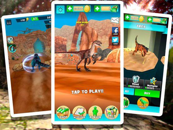 Portada de Jurassic Dinos . Free Dinosaur Simulator Games