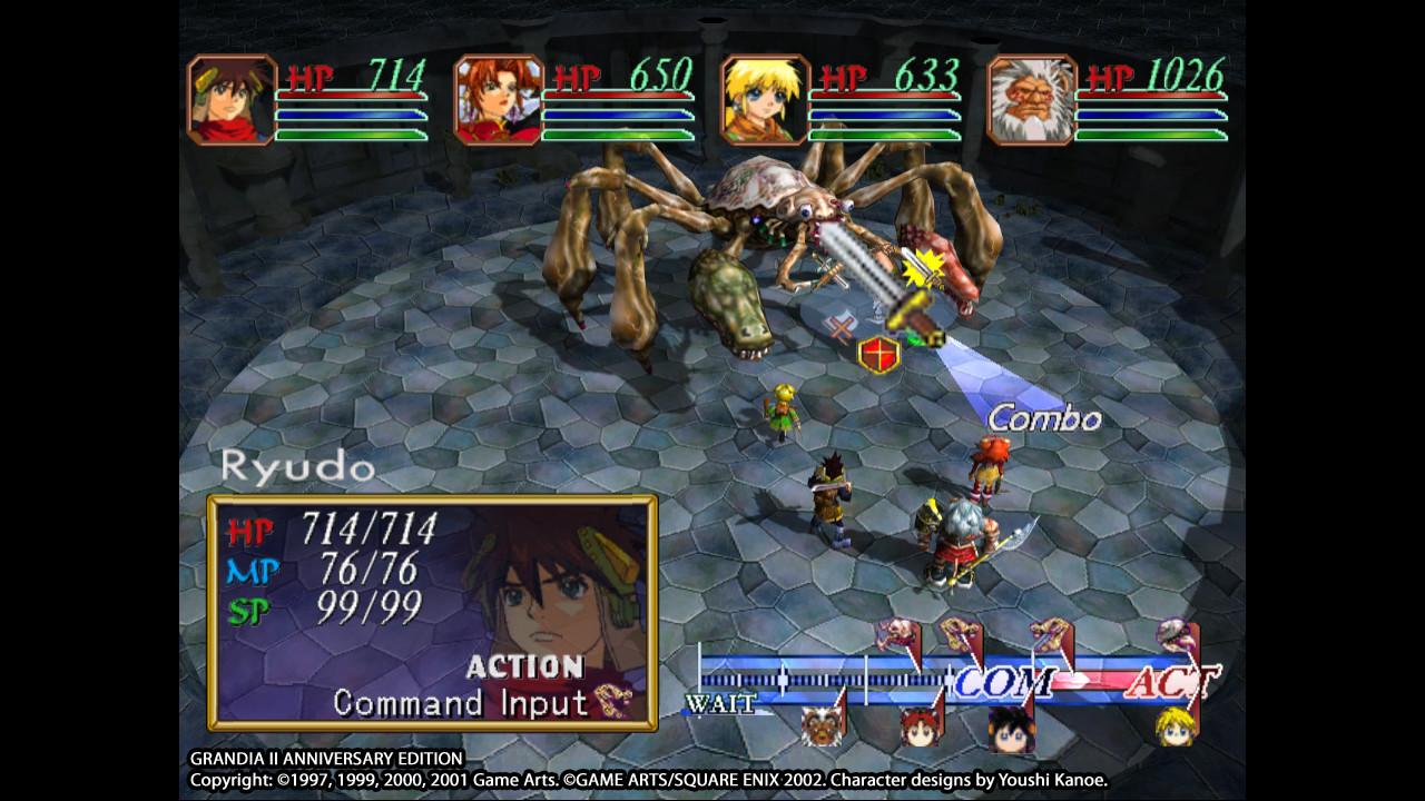 Portada de Grandia II Anniversary Edition