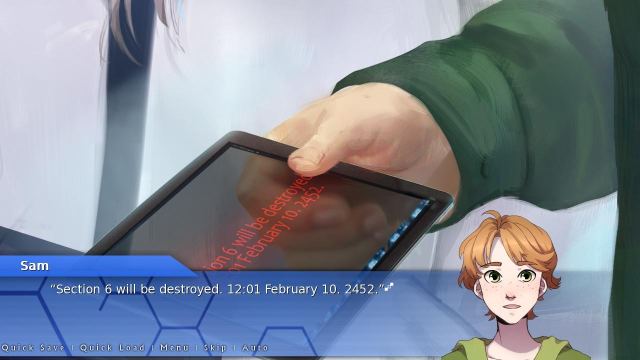 Portada de Orion: A Sci-Fi Visual Novel