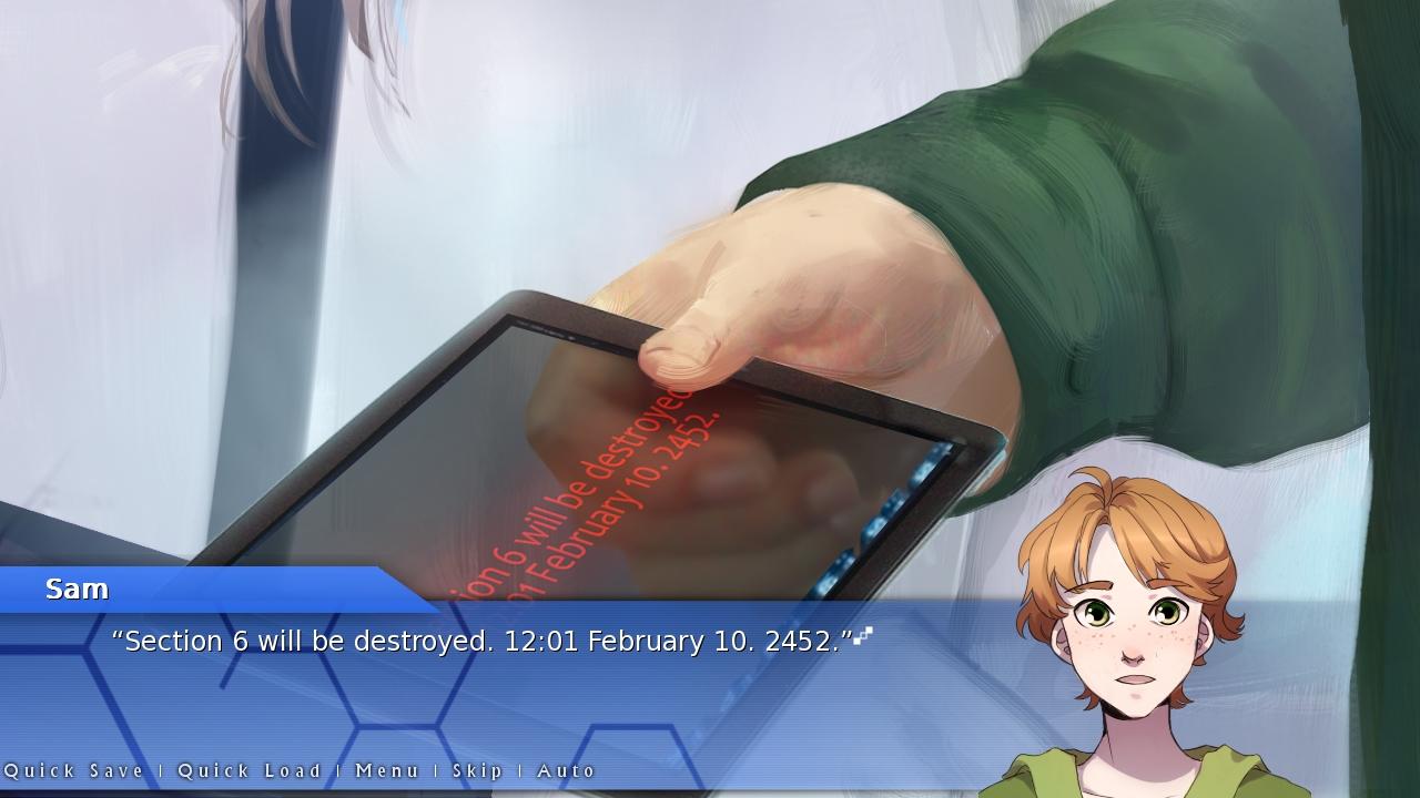 Portada de Orion: A Sci-Fi Visual Novel