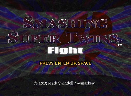 Portada de Smashing Super Twins. Fight