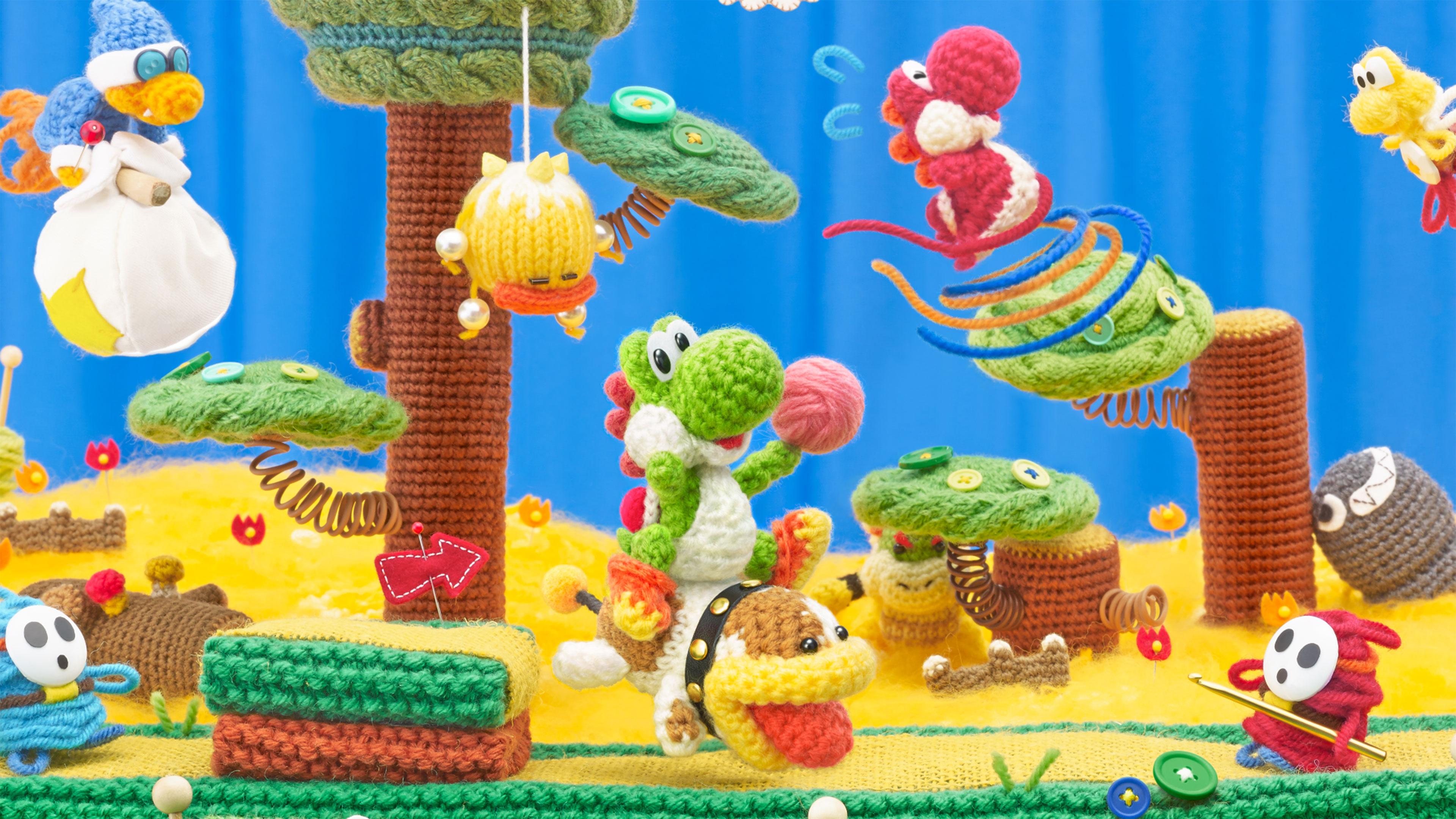 Portada de Yoshi's Woolly World
