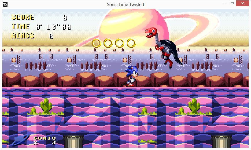 Portada de Sonic Time Twisted