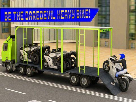 Portada de Transport Truck Driver Motorcycle Cargo Simulator 3D