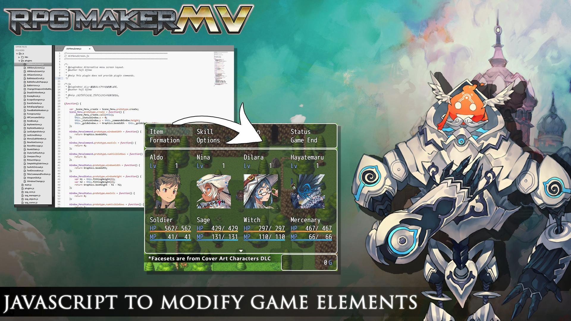 Portada de RPG Maker MV