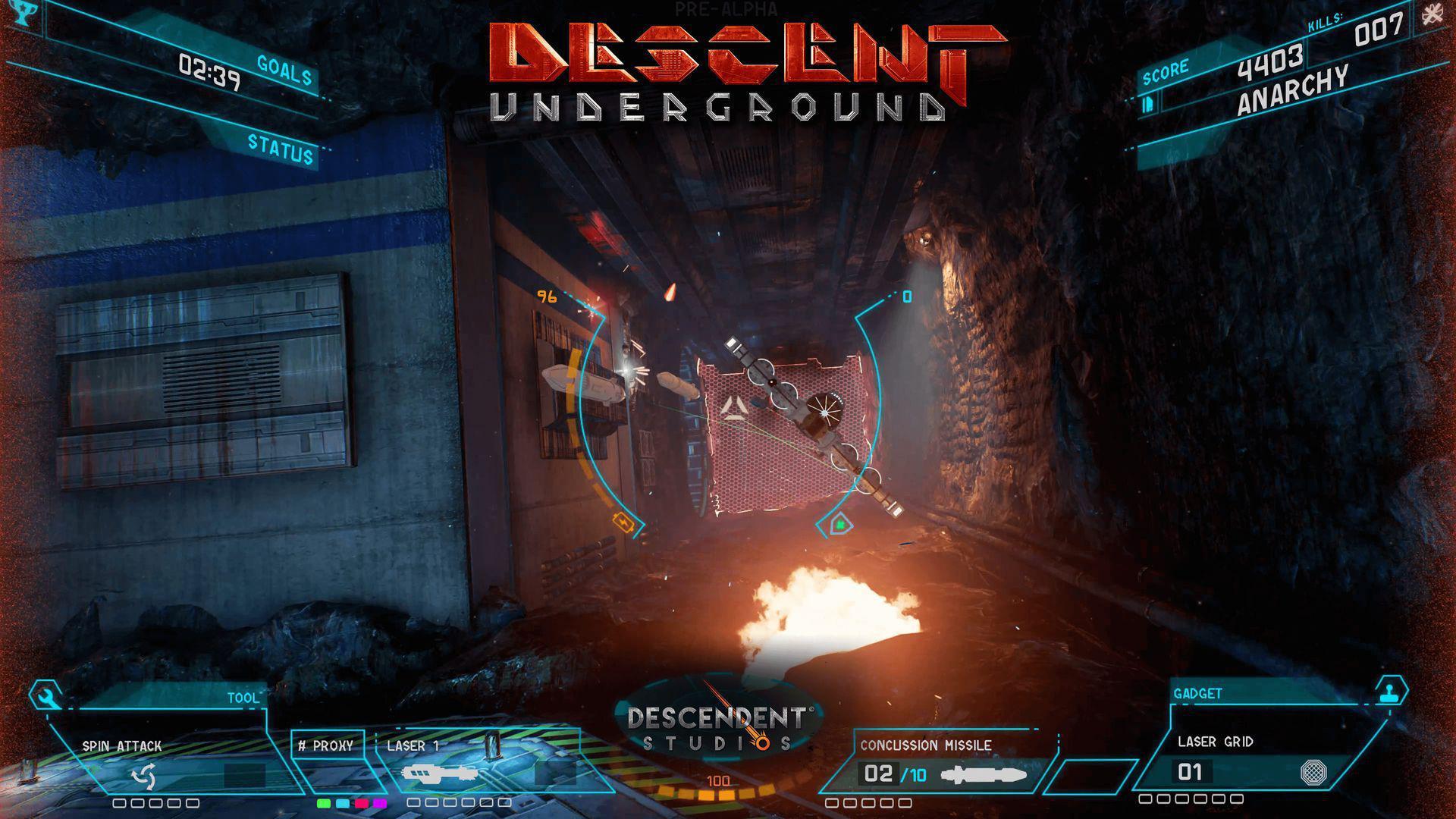 Portada de Descent: Underground