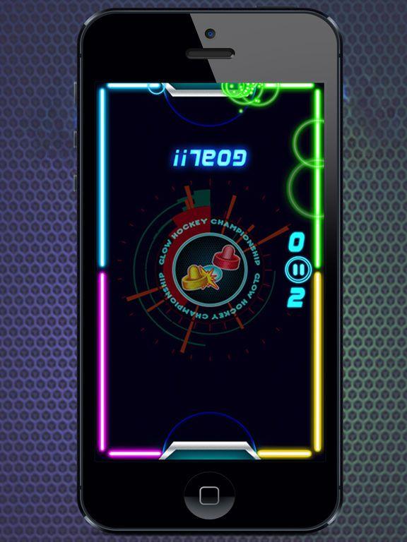 Portada de Glow Hockey HD