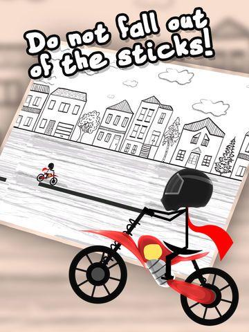 Portada de Biker Stickman Line Racer: City Rush Runner