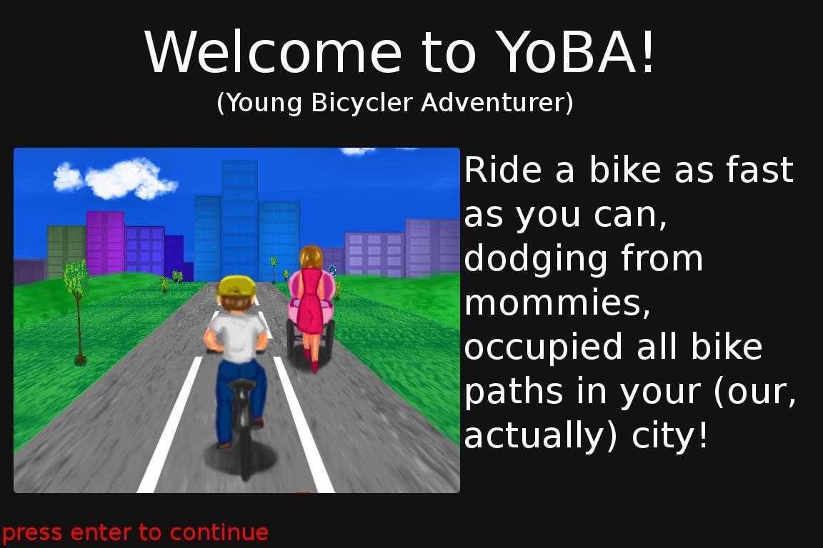 Portada de YoBA (itch)