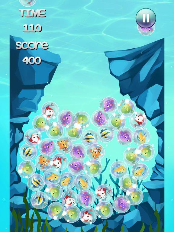 Portada de Bubble Fish Mania PRO - Full Underwater Puzzle Match Blast Version