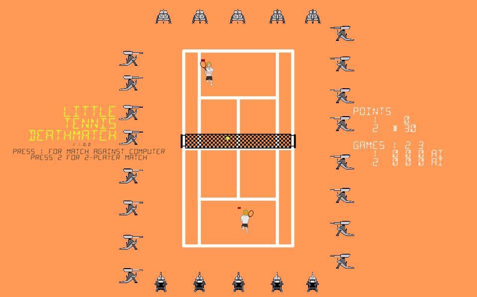 Portada de Little Tennis Deathmatch