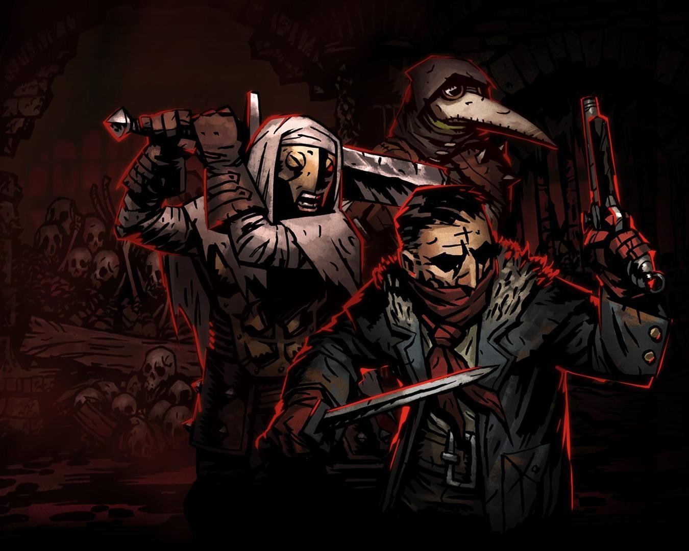 Portada de Darkest Dungeon