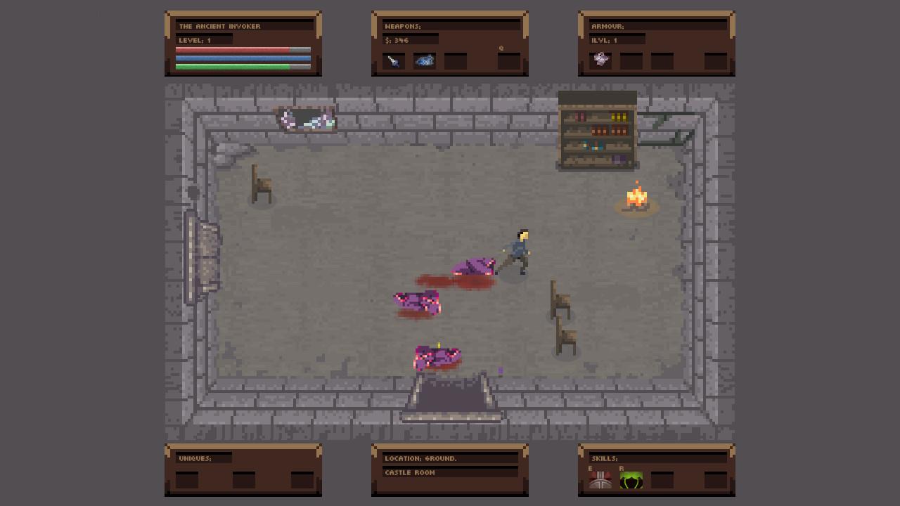 Portada de No Turning Back: The Pixel Art Action-Adventure Roguelike