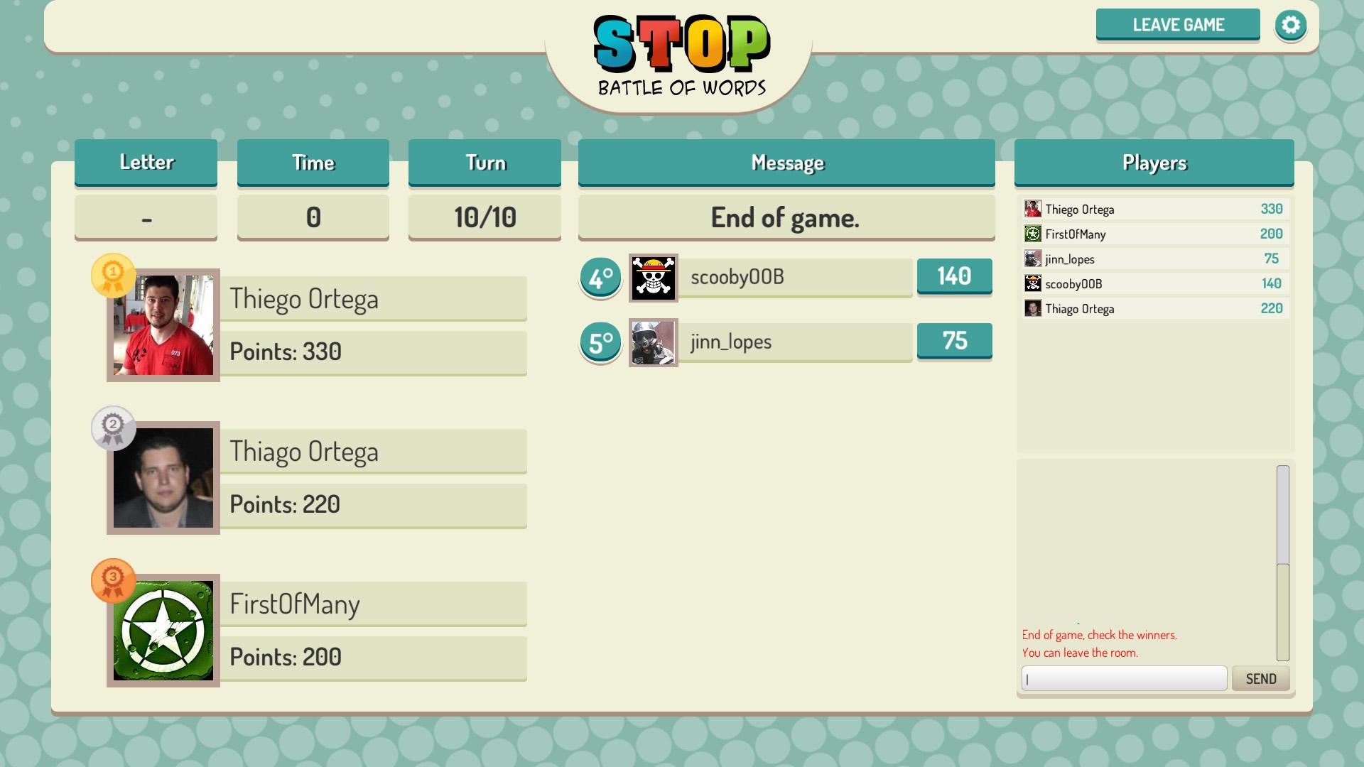 Portada de Stop Online - Battle of Words