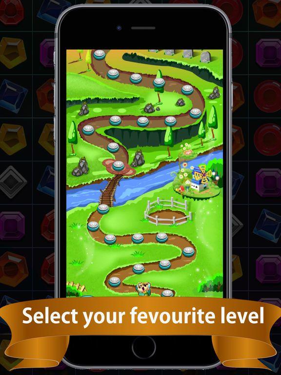 Portada de Diamond Match - 3 Free Fun Addictive Game