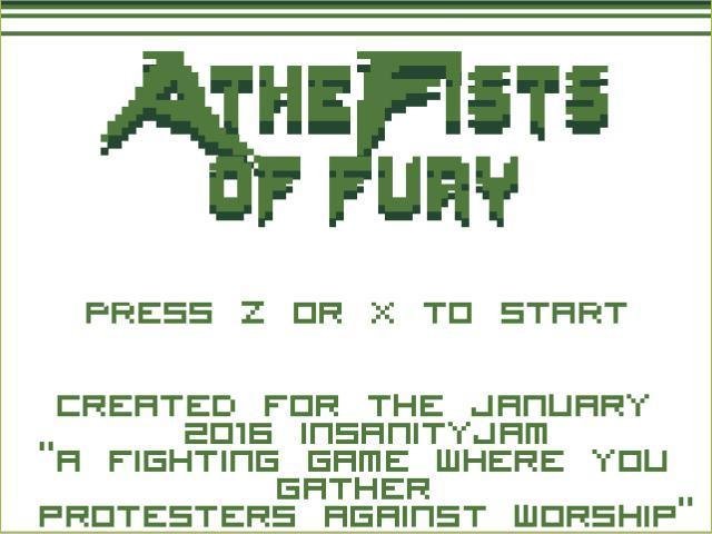 Portada de Athefists Of Fury