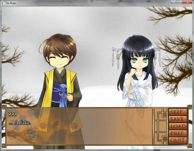 Portada de Six Rules: The Visual Novel