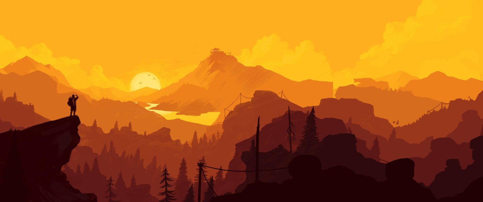 Portada de Firewatch