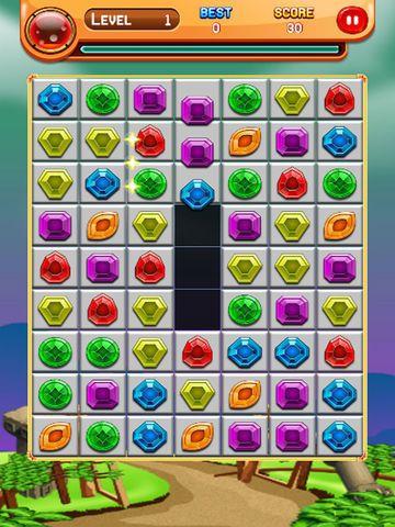 Portada de Crystal Match 3 Puzzle Game For Kids