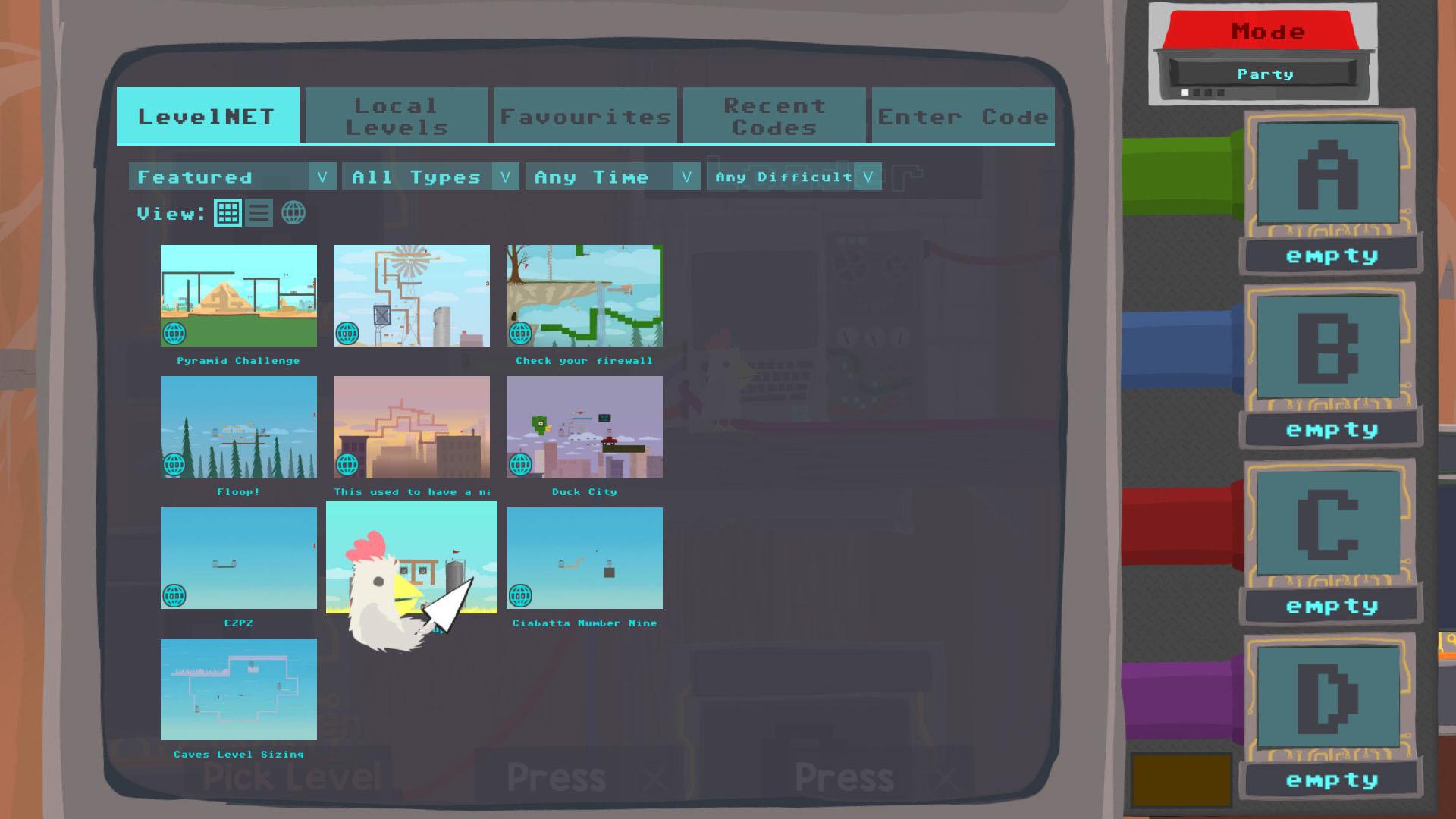 Portada de Ultimate Chicken Horse