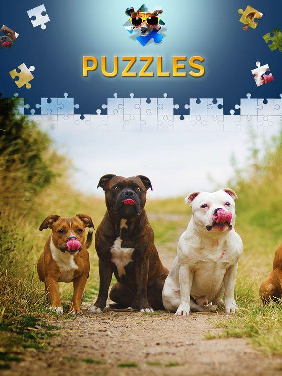 Portada de Dogs Jigsaw Puzzle Game free