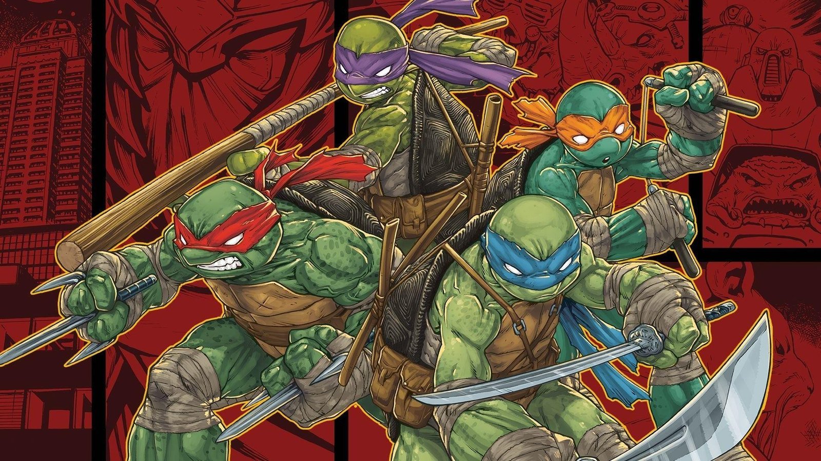 Portada de Teenage Mutant Ninja Turtles: Mutants in Manhattan