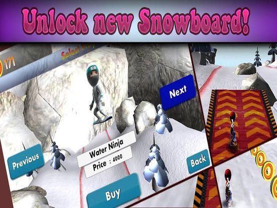 Portada de Super ninja snowboard 2016: new free Snowboarding running & jumping game For Family Adult’s & Boy’s & Girl’s & Kid’s ninja Challenge