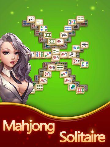 Portada de Mahjong Solitaire - Match Tile Line & Snap Tiles Now App
