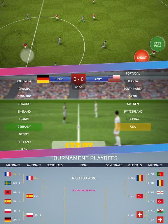 Portada de Soccer Game - Pro League Football Tournament