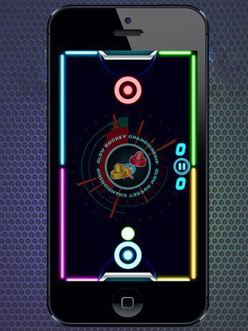 Portada de Glow Hockey HD Pro