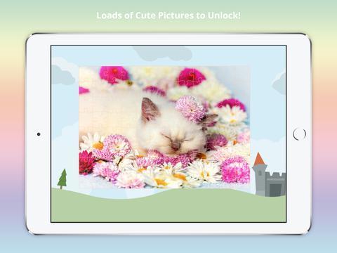 Portada de Kitten and Cat Jigsaw Puzzles - A therapeutic stress relief game for Children, Toddlers and Adults!