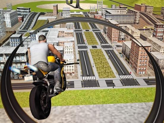Portada de Flying Moto Traffic Racer 3d