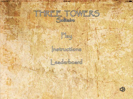 Portada de Three Towers Solitaire