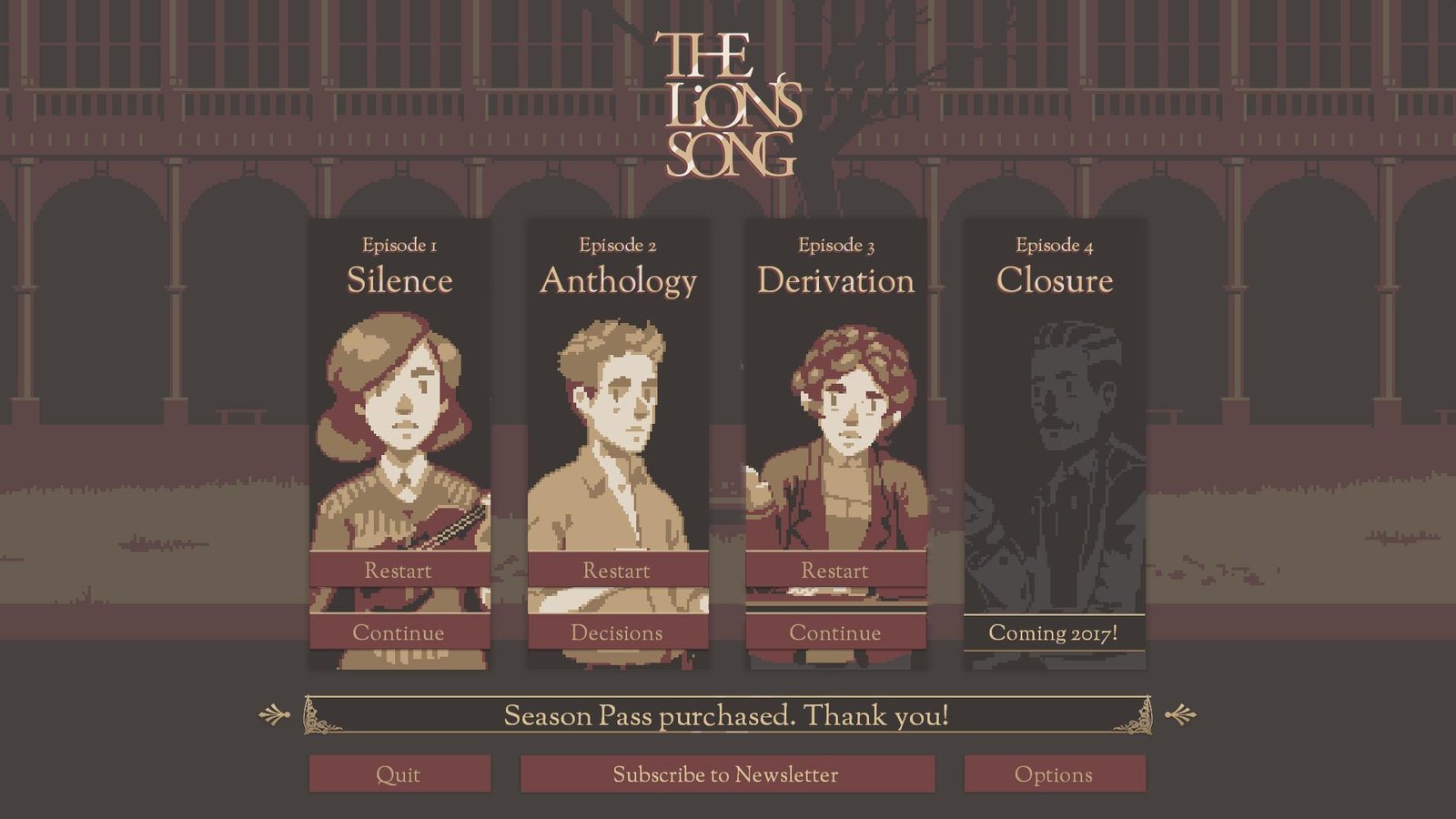 Portada de The Lion's Song: Episode 1 - Silence