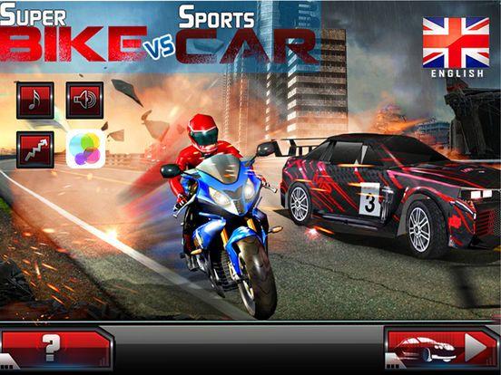Portada de Super Bike Vs Sports Car - Free Racing Game