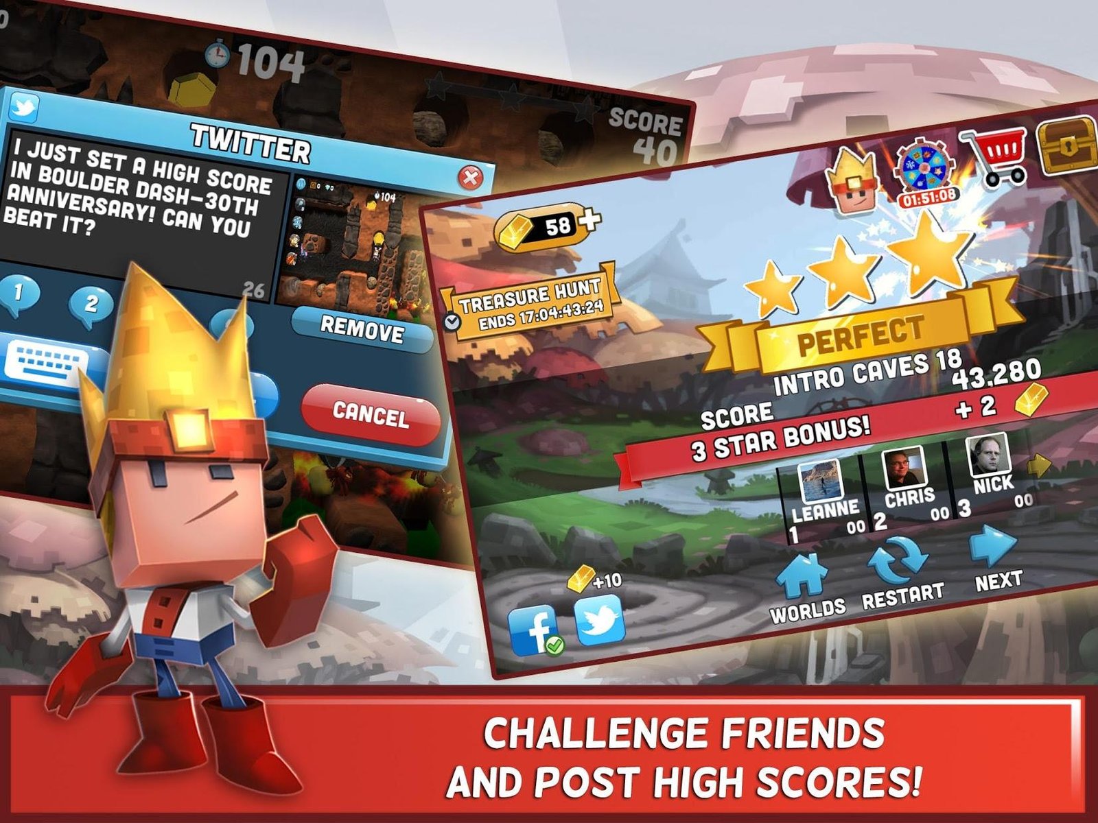 Portada de Boulder Dash - 30th Anniversary