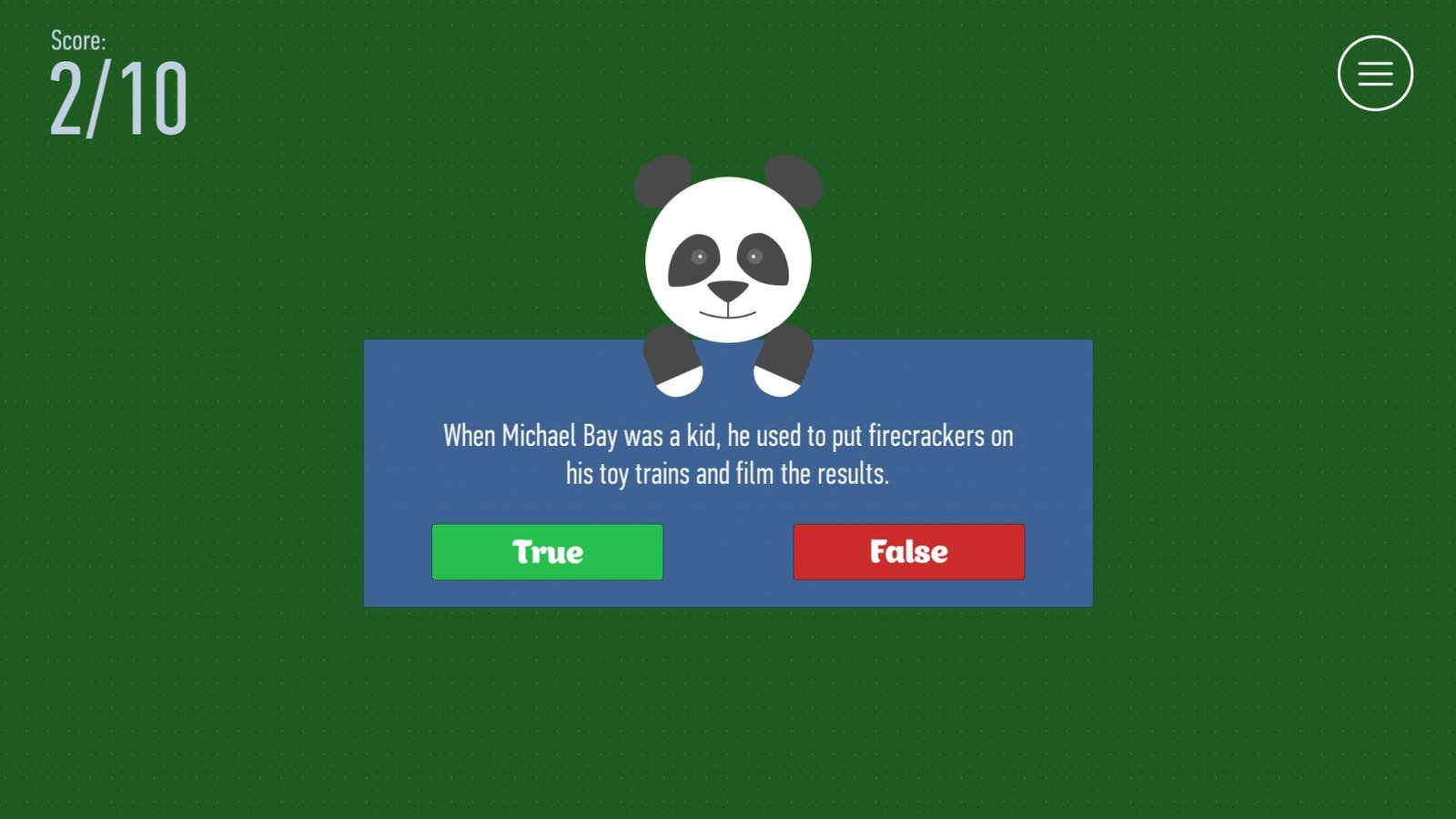 Portada de True or False