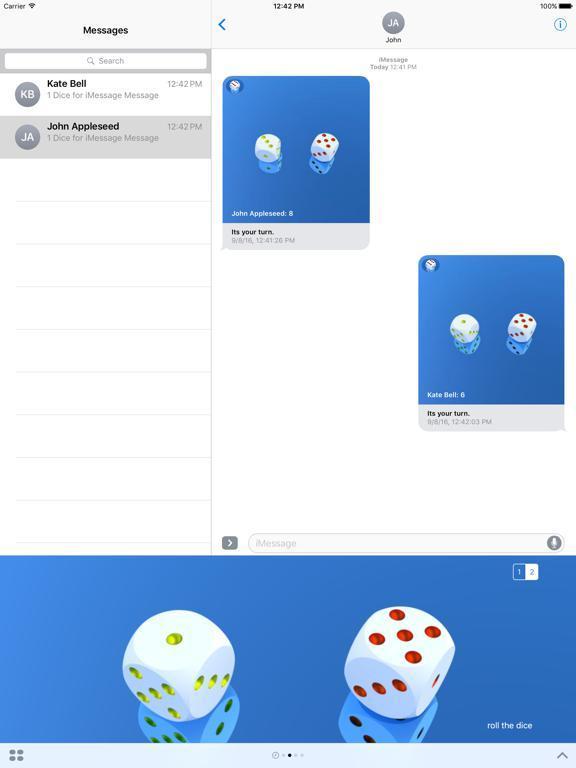 Portada de Dice for iMessage