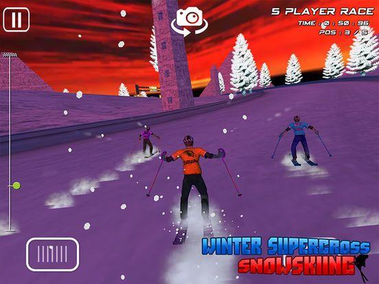 Portada de Winter Super Cross SnowSkiing - Free 3D Snow Water Racing Madness Game