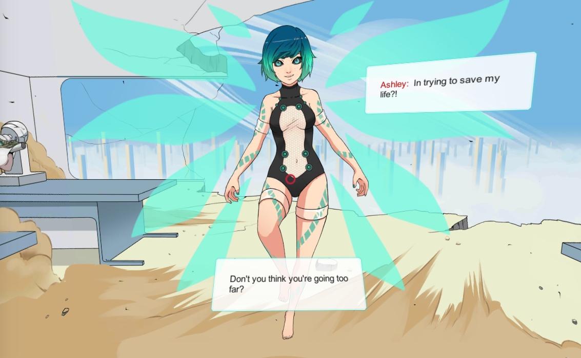 Portada de Angels & Demigods - SciFi VR Visual Novel