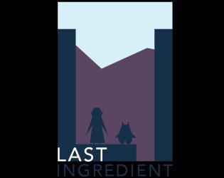 Portada de LAST INGREDIENT