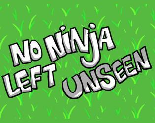 Portada de No Ninja Left Unseen