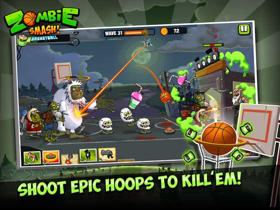 Portada de Zombie Smash Basketball - Tower Defense!