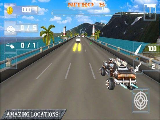 Portada de Weapon Car Rider: Highway Shooting Race-r 3D