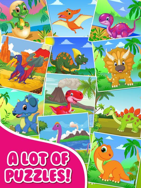 Portada de Dinosaur Jigsaw Puzzle.s Free Toddler.s Kids Games