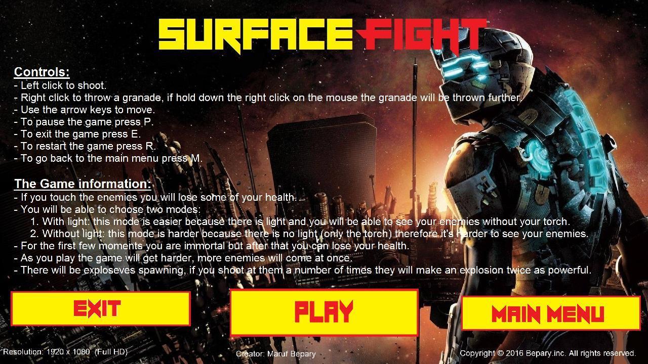 Portada de Surface Fight
